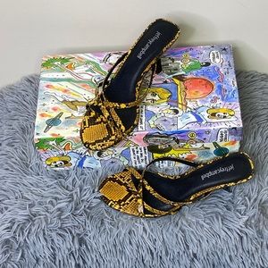 Jeffrey Campbell Danah Yellow Snake